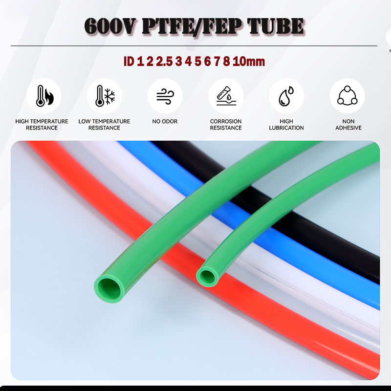 Ptfe Tape Thread - 600V PTFE/FEP buis ID 1 2