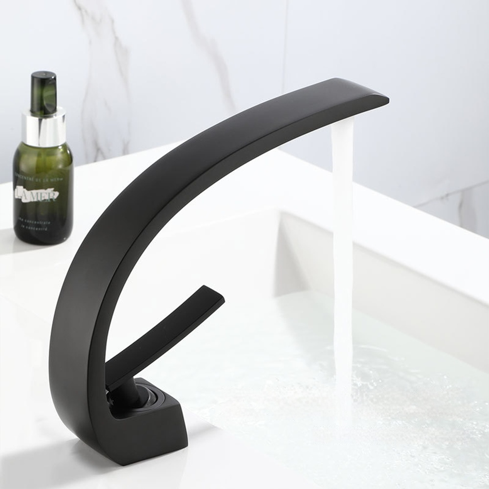 Zwart/Wit Curve Ontwerp Wastaf - Silicone Tap Washer recensie en prijs