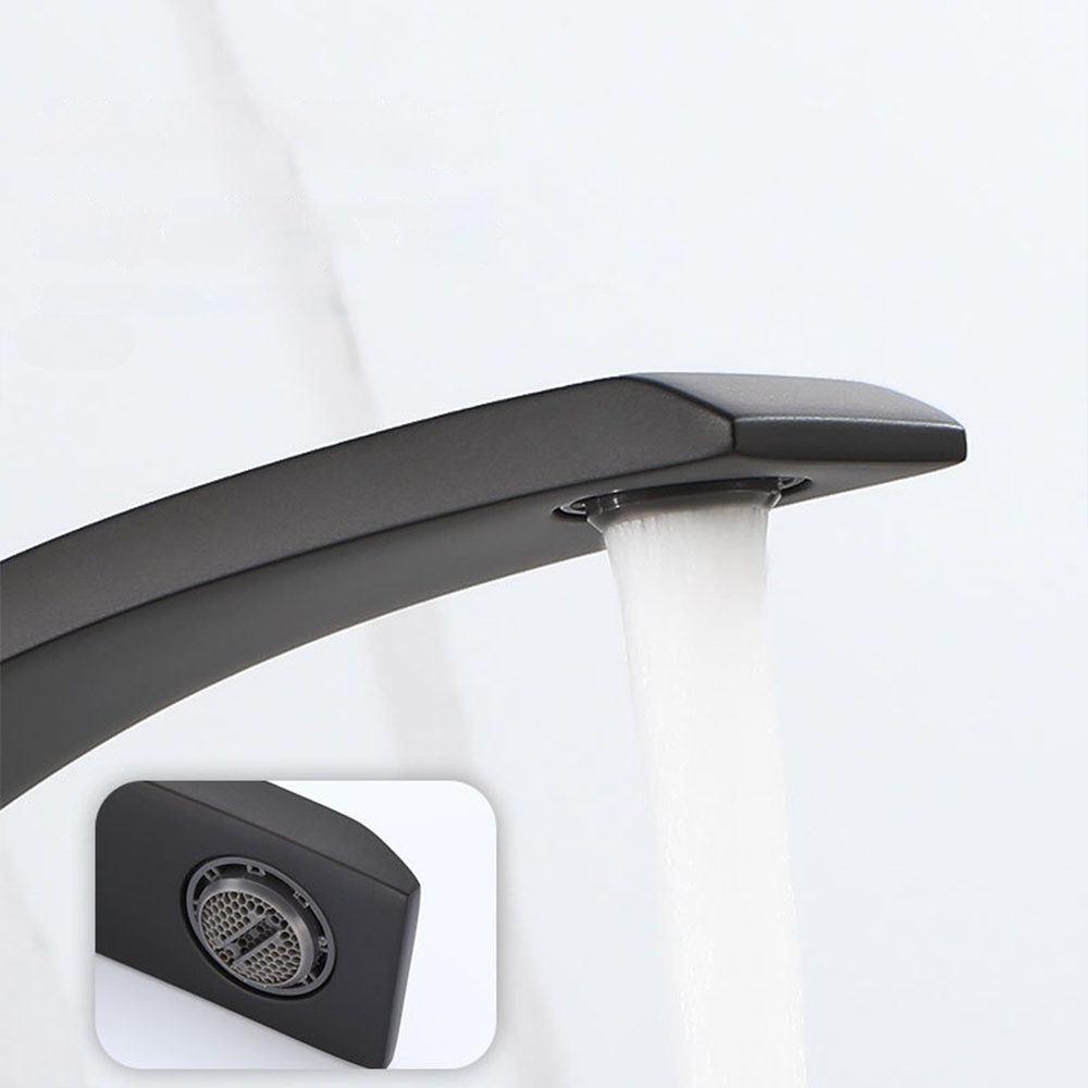Zwart/Wit Curve Ontwerp Wastaf - Silicone Tap Washer recensie en prijs