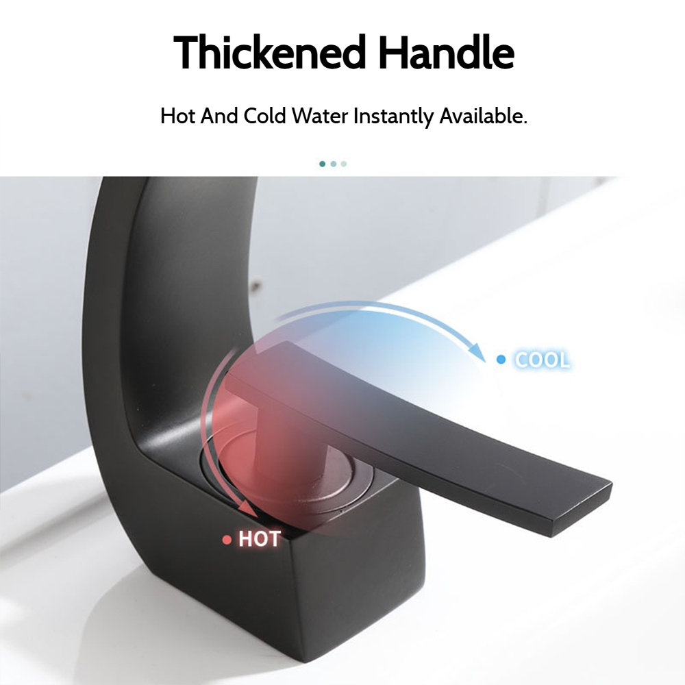 Zwart/Wit Curve Ontwerp Wastaf - Silicone Tap Washer recensie en prijs