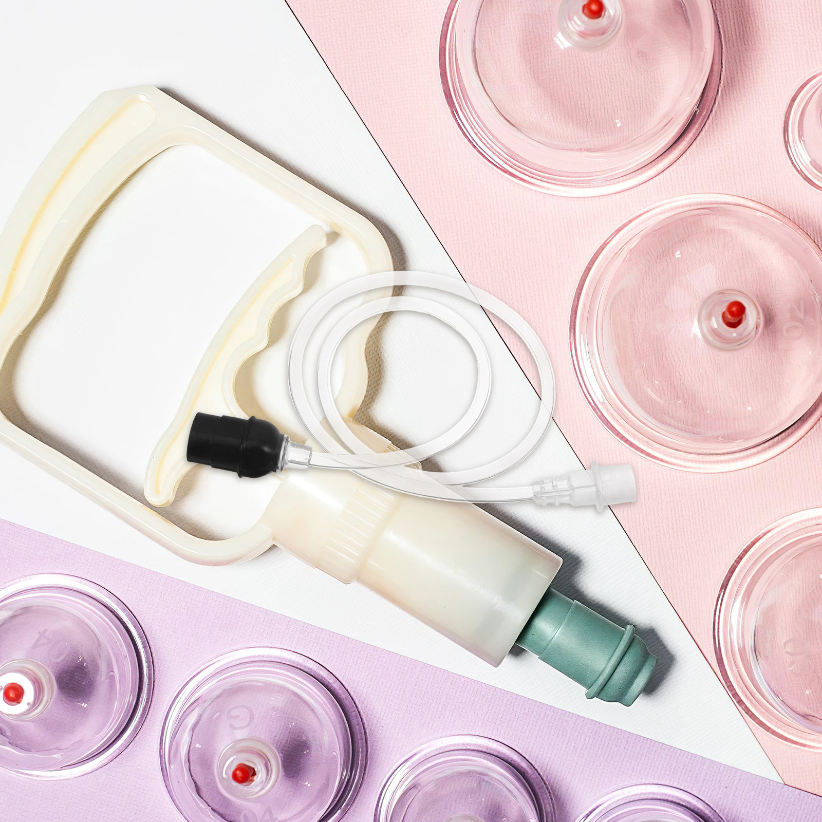 2 stuks Vacuüm Cupping Vervang - Flexible Hose Braided recensie en prijs