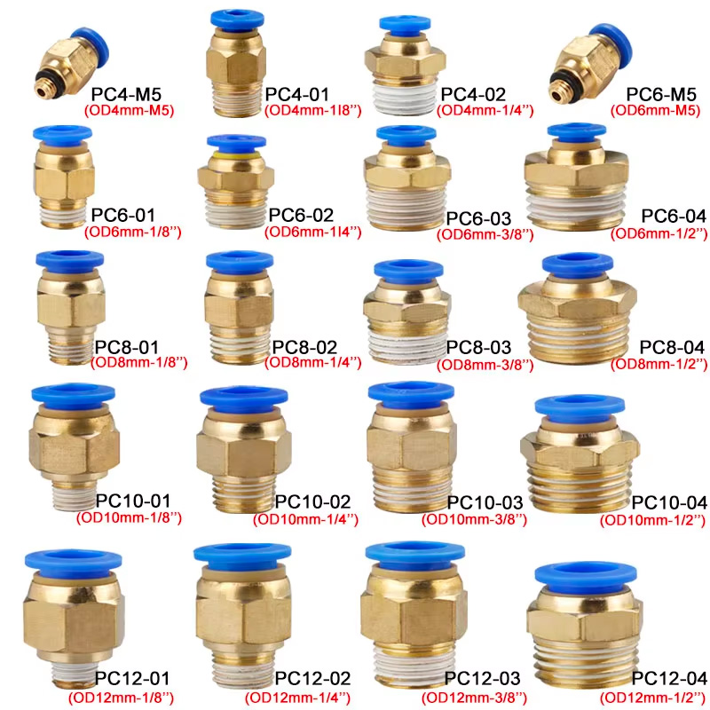 10/50PCS Pneumatische Fitting  - Compression Fitting Brass recensie en prijs
